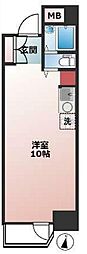 日興パレス三番町 ワンルームの間取図画像