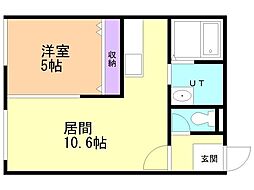 プルミエール・ミウ・ヴィ 2階