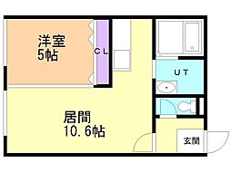間取図画像 1LDK