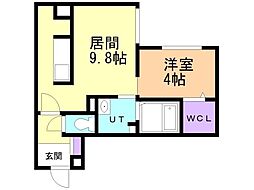 JR千歳線 北広島駅 徒歩6分 1階/-