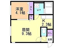 間取図画像 1LDK