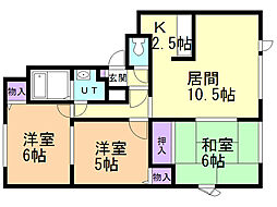 メイプルタウンＣ 2階/202