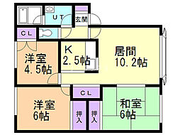 間取図画像 3LDK