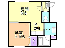 間取図画像 1LDK