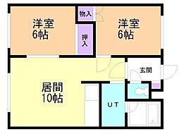 ロイヤルハイツ北野Ｃ 1階
