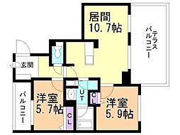 JR函館本線 厚別駅 徒歩3分 2階/-