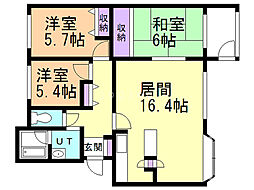 森林公園パークハウス西壱番街Ｃ 2階/204