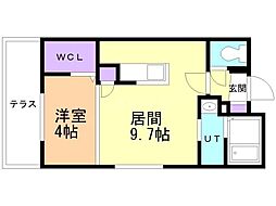 JR千歳線 北広島駅 徒歩5分 1階/-