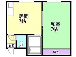 間取図画像 1LDK