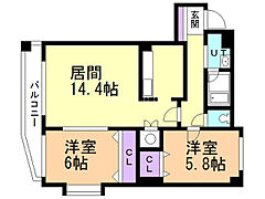 物件の間取り