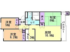 物件の間取り