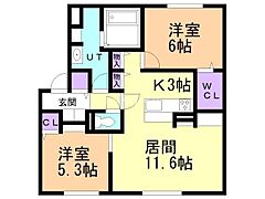 物件の間取り