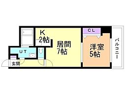 間取図画像 1LDK