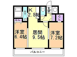 コーポ八千代天神山 2階