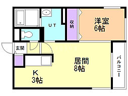 クラリス平岸II 2階