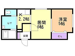間取図画像 1LDK