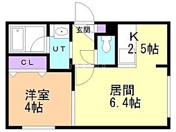 間取図画像 1LDK
