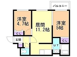 フォルトゥーナ学園前 3階