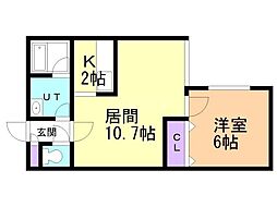 間取図画像 1LDK