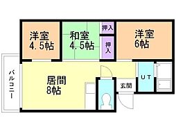 間取図画像 3LDK