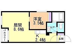 グランビアン月寒公園 1階