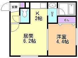 フラット南平岸 2階