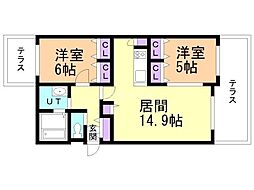 札幌市営南北線 南平岸駅 徒歩15分 1階/-