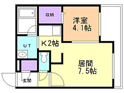 間取図画像 1LDK