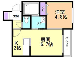 フェリオ真駒内 3階