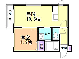 間取図画像 1LDK
