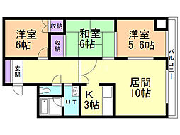 間取図画像 3LDK
