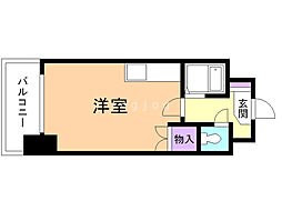 日興パレス東札幌 ワンルームの間取図画像