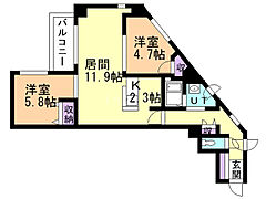物件の間取り