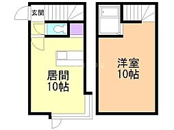 AMS文京台南町2 1LDKの間取図画像