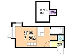 メゾン文京台 ワンルームの間取図画像