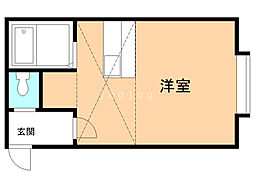 ティアラ文京台クラブハウス ワンルームの間取図画像