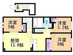 間取図画像 3LDK