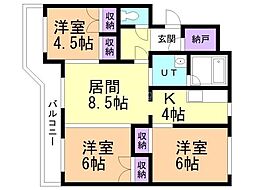 ファミリーガーデン岩見沢 3階