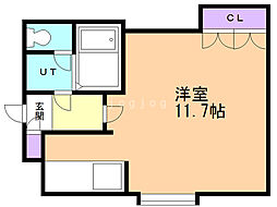 間取図画像 ワンルーム