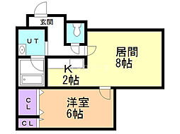 間取図画像 1LDK