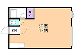 ハイツ・ファミール1 ワンルームの間取図画像
