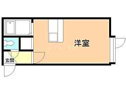 AMS文京台南町2 ワンルームの間取図画像