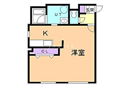 サンシルクパーク 1LDKの間取図画像
