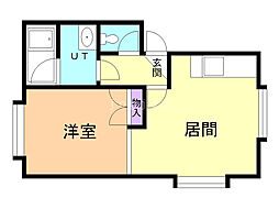 ステーションエイト 1LDKの間取図画像
