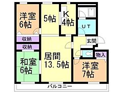 物件の間取り