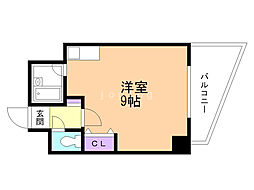 ハイコート文京台ウエスト ワンルームの間取図画像