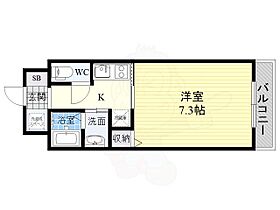 ハイツアルペン春 405 ｜ 兵庫県尼崎市東難波町５丁目20番5号（賃貸マンション1K・4階・25.63㎡） その2