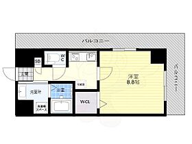 エスパレス立花  ｜ 兵庫県尼崎市西立花町２丁目（賃貸マンション1K・8階・31.00㎡） その2