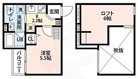 リアン瓦宮  ｜ 兵庫県尼崎市瓦宮１丁目5番3号（賃貸アパート1K・1階・20.19㎡） その2