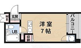 キューブ武庫川6  ｜ 兵庫県尼崎市武庫町１丁目33番3号（賃貸マンション1R・2階・18.00㎡） その2